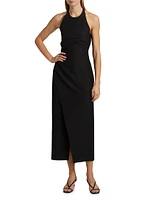 Sylvie Halterneck Midi-Dress