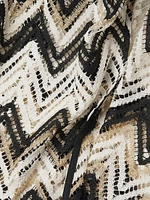 Katherine Chevron Swim Cover-Up Dress