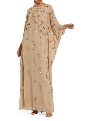 Embellished Trapeze Dress