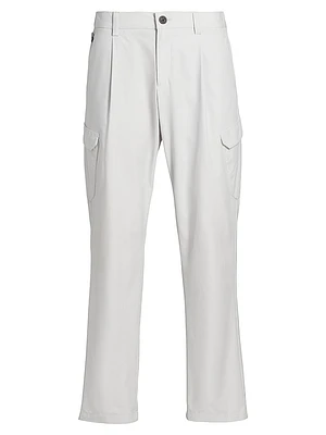 Pleated Cargo Pants