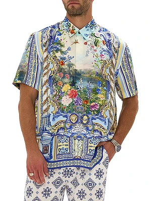 Wall to Wonders Oversized Silk Shirt