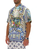 Wall to Wonders Oversized Silk Shirt