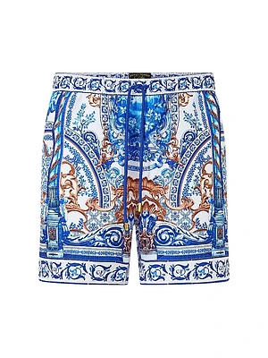 Azul Adventures Mid-Length Board Shorts