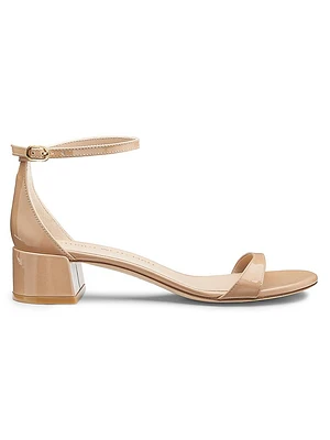 Nudist Block 35MM Patent Leather Sandals