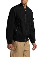Nylon Bomber Jacket
