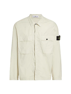 Stretch-Cotton Overshirt
