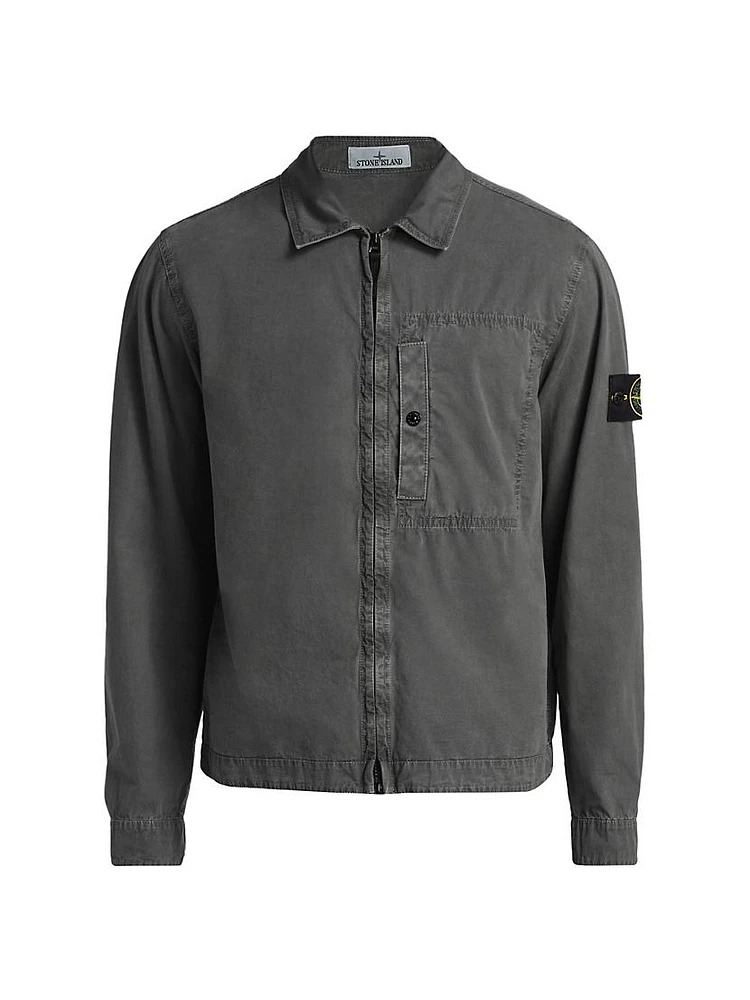 Cotton Canvas Overshirt