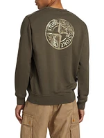 Logo Cotton Crewneck Sweatshirt