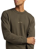 Logo Cotton Crewneck Sweatshirt