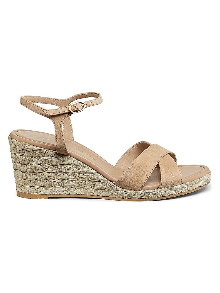 Dayna Suede Espadrille Wedges