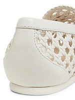 Thea Woven Leather Loafers