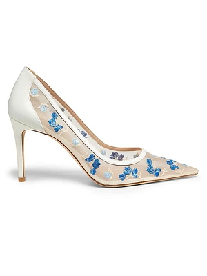 Power 85MM Embroidered Pumps