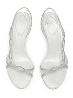 80MM Satin Strappy Sandals
