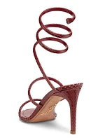 Wrap 80MM Leather Sandals