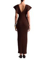 Trey Rib-Knit Maxi Dress
