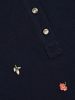 Diana Embroidered Polo Top