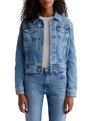 Robyn Button-Front Denim Jacket