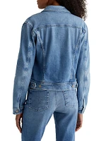 Robyn Button-Front Denim Jacket