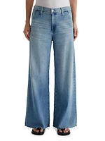 Stella Raw-Edge Wide-Leg Jeans