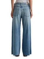 Stella Raw-Edge Wide-Leg Jeans