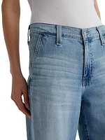 Stella Raw-Edge Wide-Leg Jeans