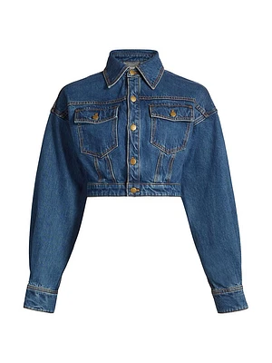 Yukon Denim Crop Jacket