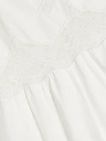 Vinca Lace-Trim Midi-Dress