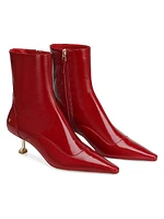 Tempting Crinkle Patent Leather Boots