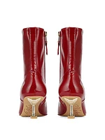 Tempting Crinkle Patent Leather Boots