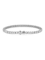 Tennis Bracelet 18K White Gold