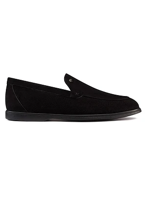 Suede Slip-On Loafers