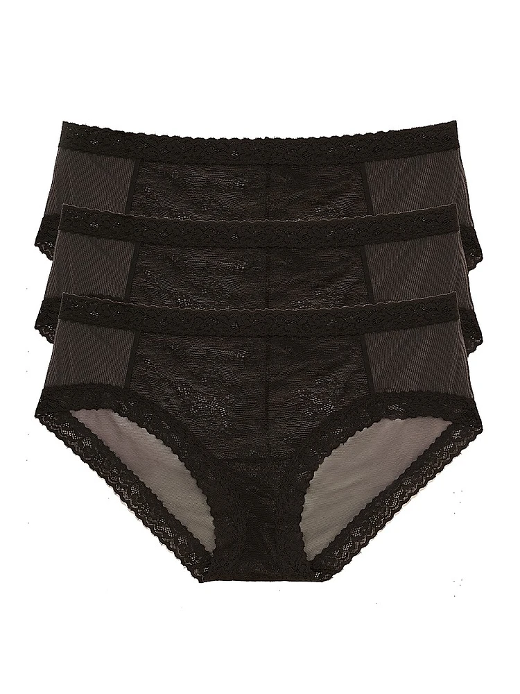 Escape Front Lace Girl Brief 3-Pack