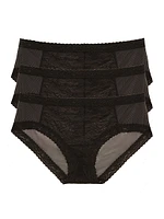 Escape Front Lace Girl Brief 3-Pack