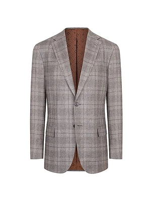 Woven Jacket with 2 Buttons