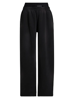 Pre-Styled Bike Short Sweatpants