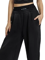 Pre-Styled Bike Short Sweatpants