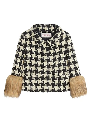 Macro Pied De Poule Tweed Jacket