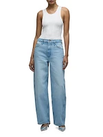 Seamed Scoopneck Bodysuit