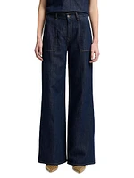 Lotta Mid-Rise Wide-Leg Jeans
