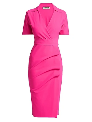 Ittig Ruffle Cocktail Dress