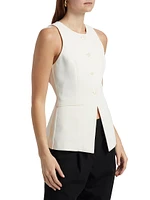 Boss Luxe Suiting Sculpted Vest