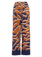Atoll Cotton Voile & Silk Wide-Leg Pants
