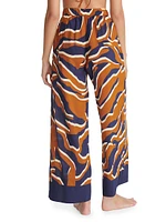 Atoll Cotton Voile & Silk Wide-Leg Pants