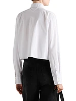 Embroidered Poplin Shirt