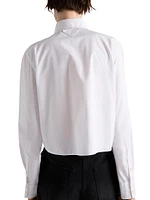 Embroidered Poplin Shirt