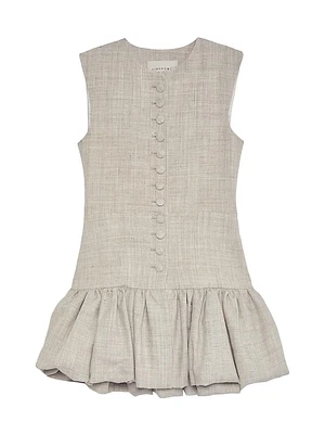 Vania Tweed Peplum Dress