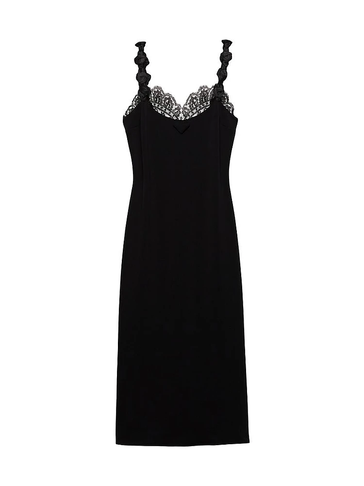 Interlock Crepe Dress