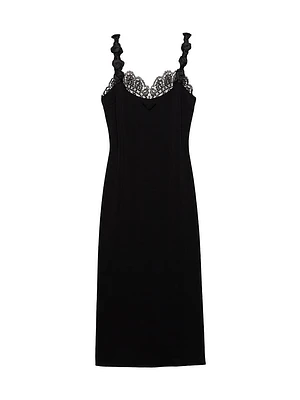 Interlock Crepe Dress