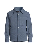 Garment-Dye Padded Shirt Jacket