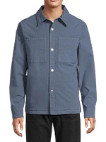 Garment-Dye Padded Shirt Jacket